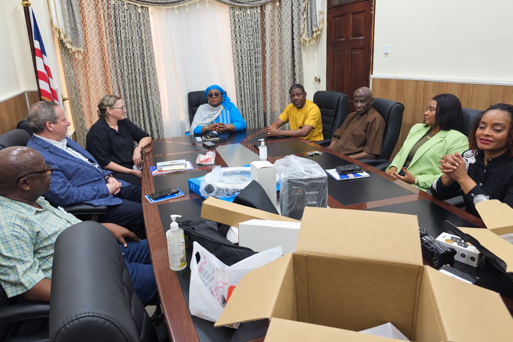 UNDP LIBERIA PROVIDES DIGITAL EQUIPMENT TO NEC TO STRENGTHEN PUBLIC COMMUNICATION