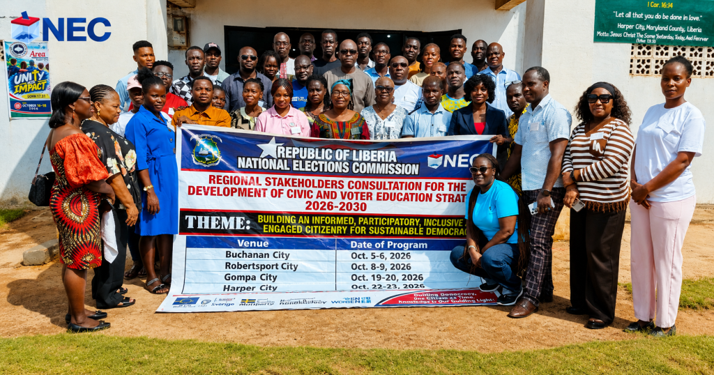 NEC Liberia Begins Final Leg of Regional CVE Strategy Consultations in Harper