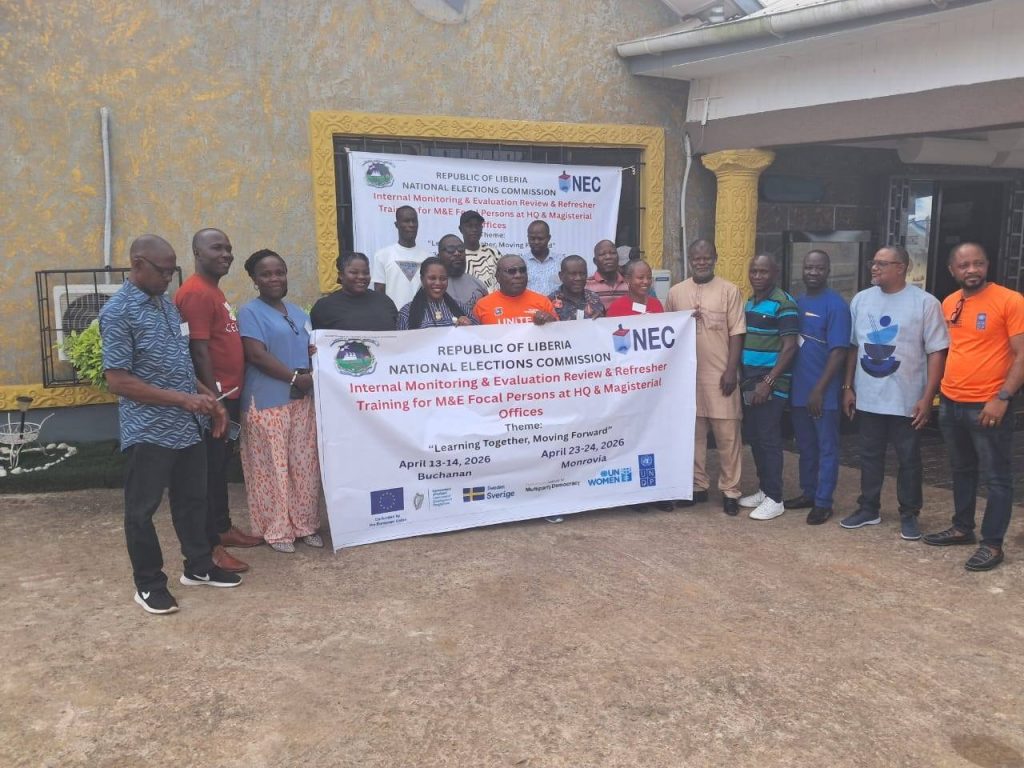NEC Liberia Empowers Assistant Magistrates with Digital Skills & Strategic Planning in Buchanan