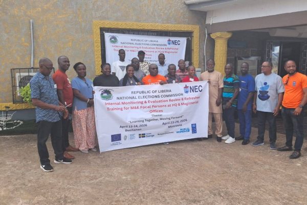 NEC Liberia Empowers Assistant Magistrates with Digital Skills & Strategic Planning in Buchanan