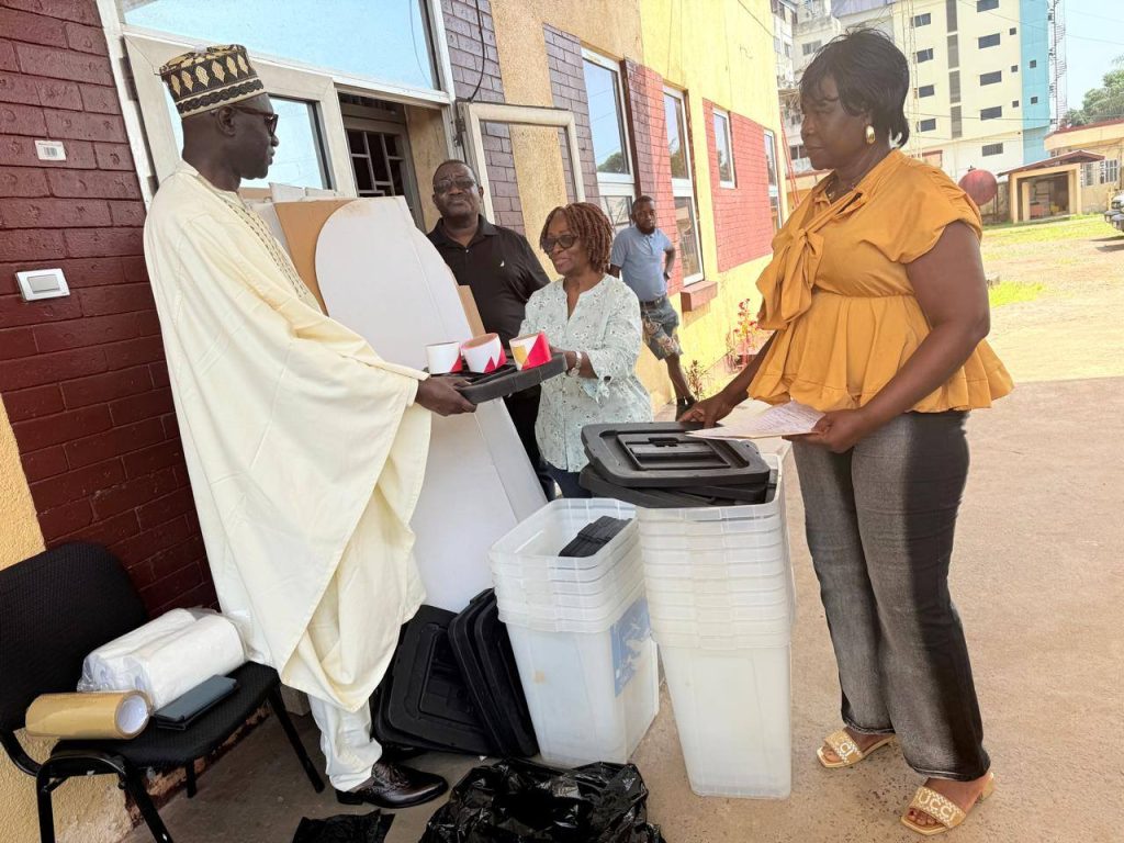 NEC Distributes Electoral Materials to County Offices Nationwide