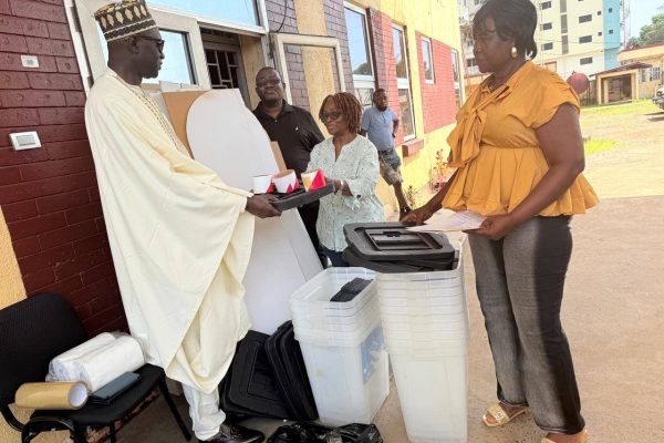 NEC Distributes Electoral Materials to County Offices Nationwide